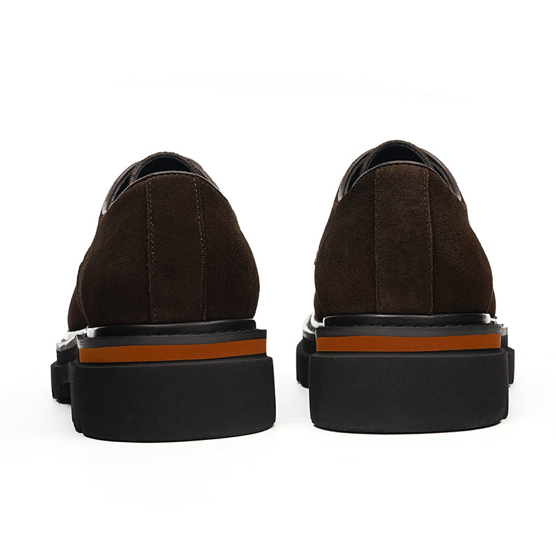Men's Chunky Sole Derby Shoes