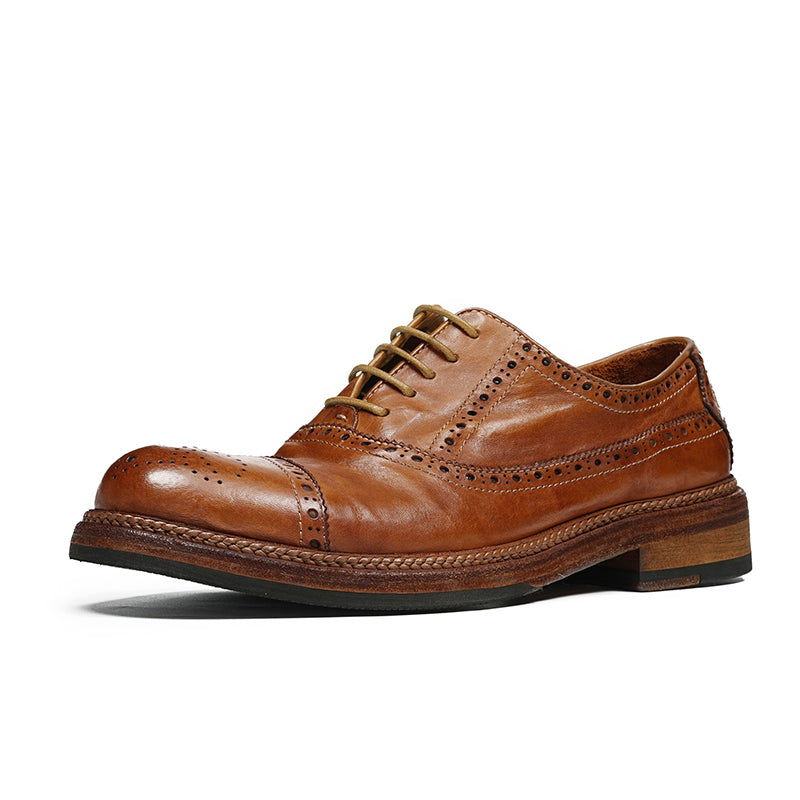 Men's Oxford Brogues - Rare Horween Leather & Goodyear Welt Craftsmanship