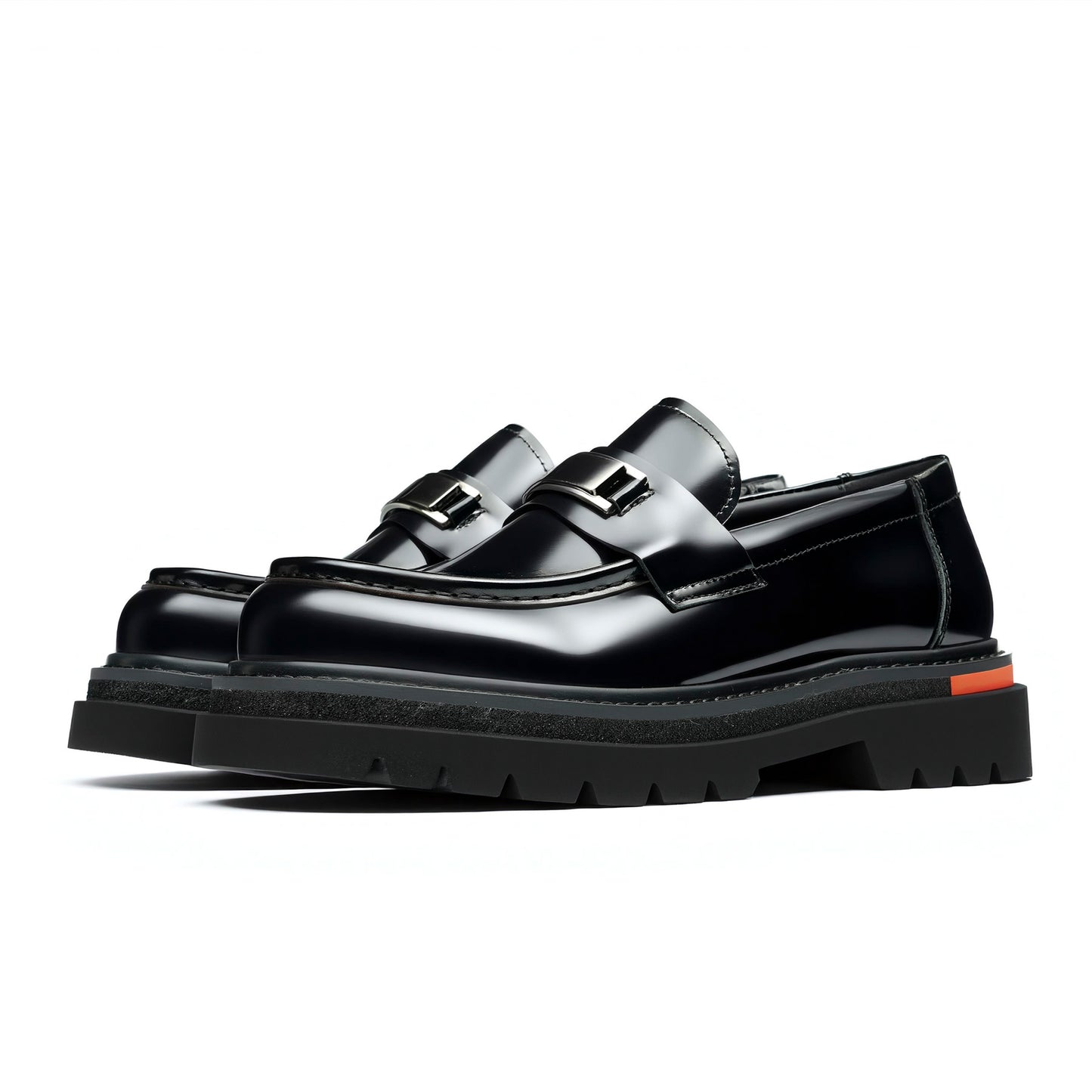 Men's Signature Hardware Loafers: Lustrous Grain & Terrain-Savvy Foundation