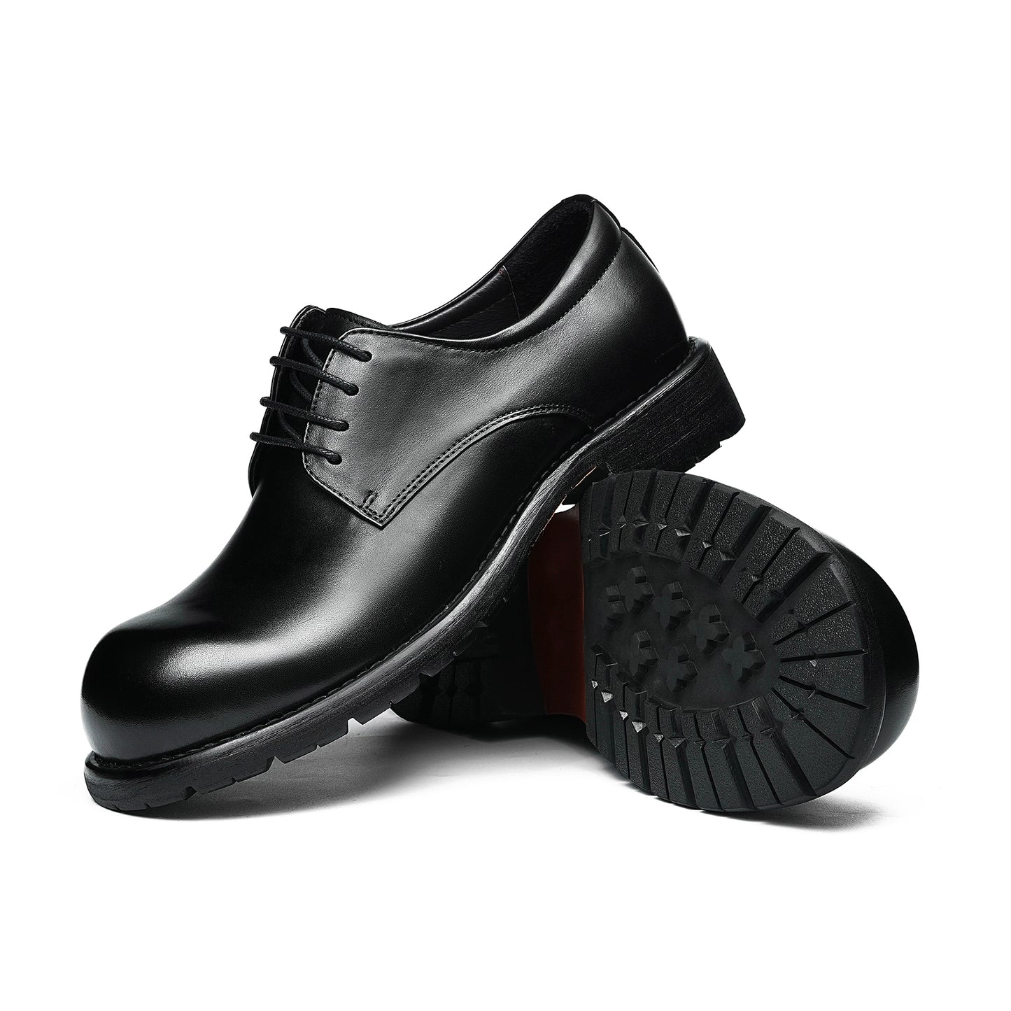 Men's Contemporary Derby: Upturned Toe & Refined Silhouette