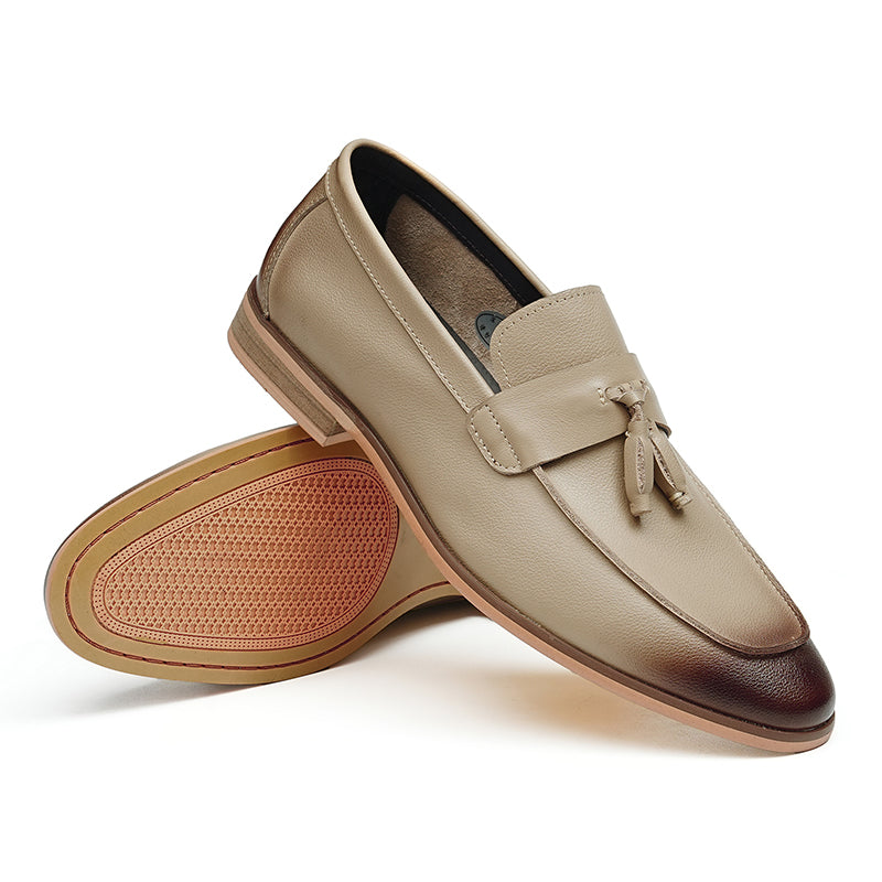 Men's Classic Leather Tassels Loafers