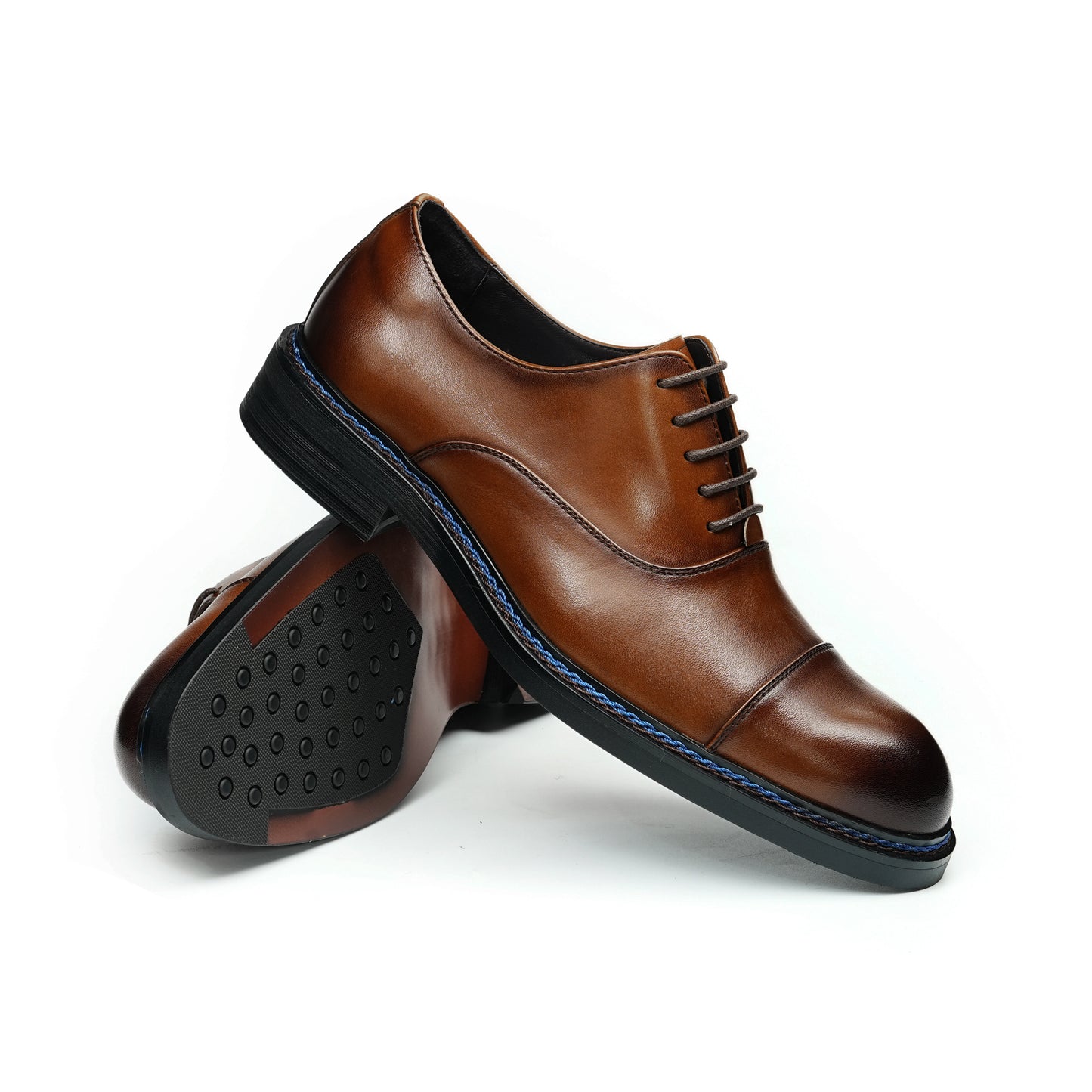 Men's Oxford Shoes: Artisan Stitching & Refined Toe Architecture