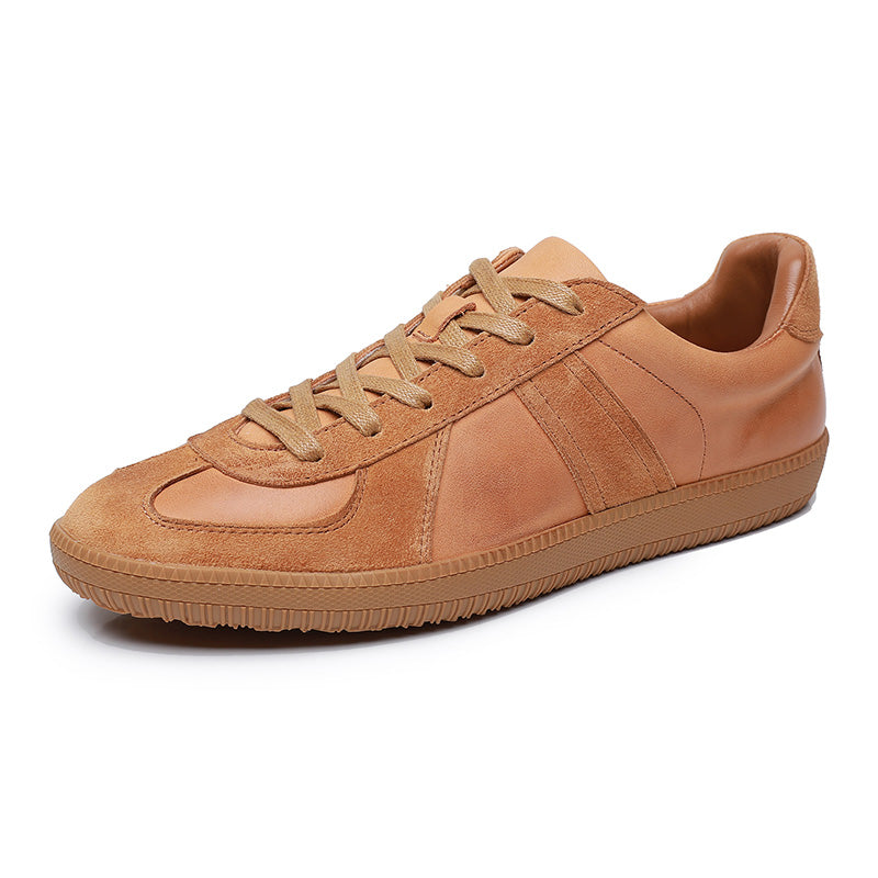 Men's Training Sneakers: Contrasting Tactile Textures & Supple Inner Comfort