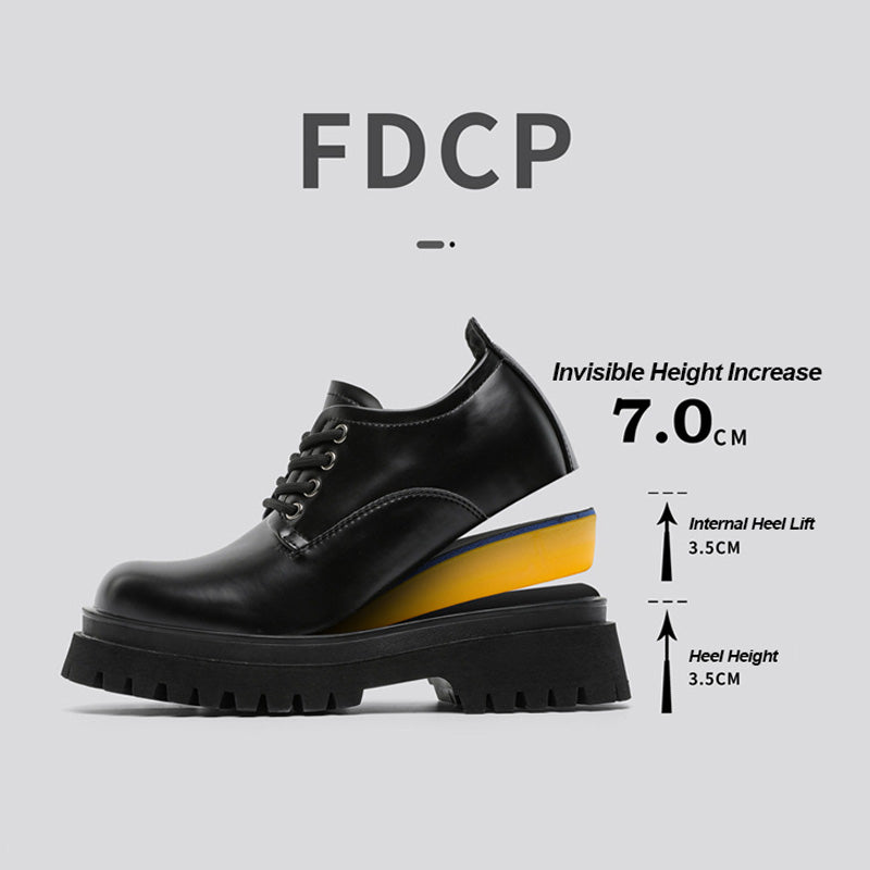 Men's Elevated Derby Shoes: Architectural Design & Metropolitan-Ready Versatility