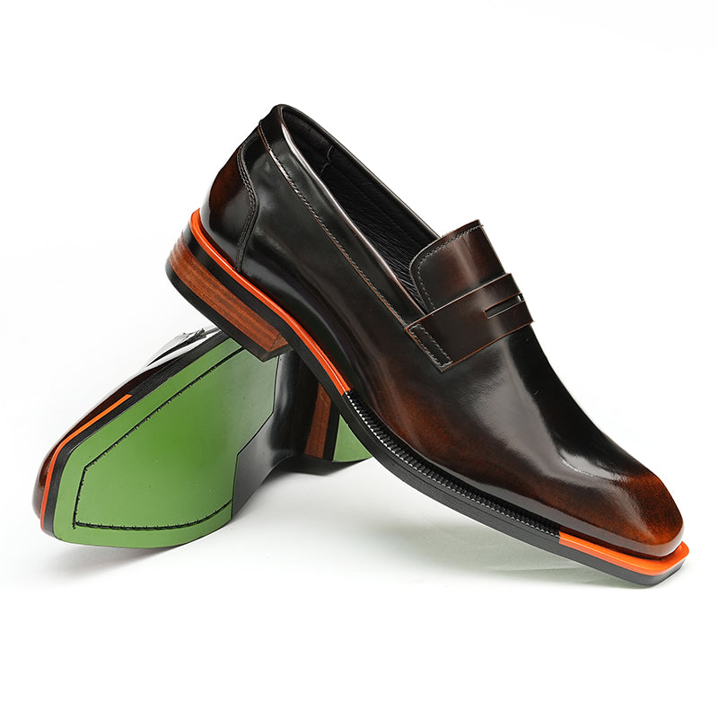Men's Loafers Polished Finish