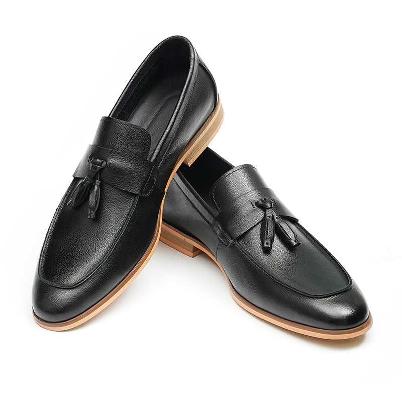 Men's Classic Leather Tassels Loafers