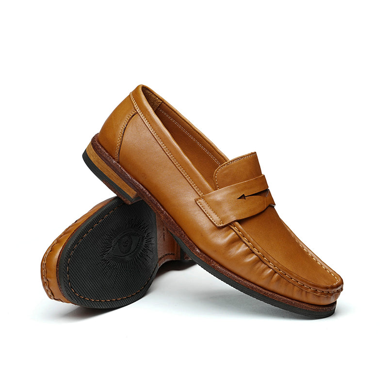 Timeless Loafers: Goodyear Welt Craft & Staged Strap Sophistication