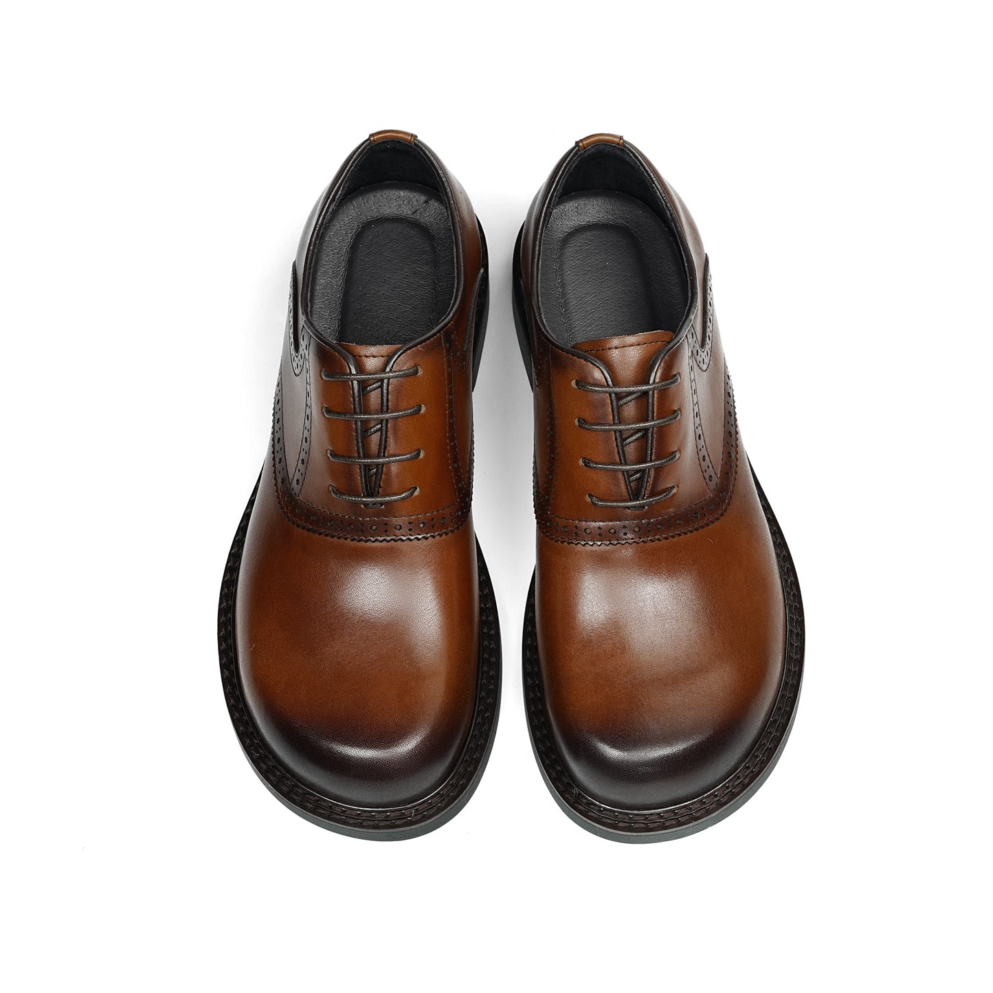 Men's Architectural Oxfords: Liberated Toe Dimension & Terrain Foundation
