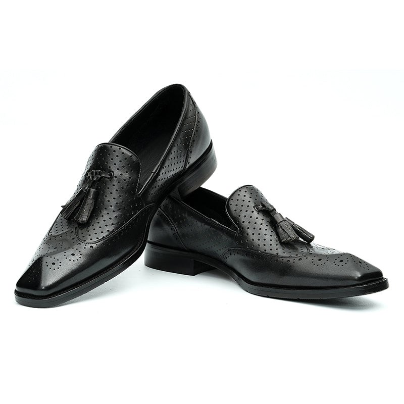 Men's Breathable Tassel Loafers - Effortless Airflow & Timeless Elegance
