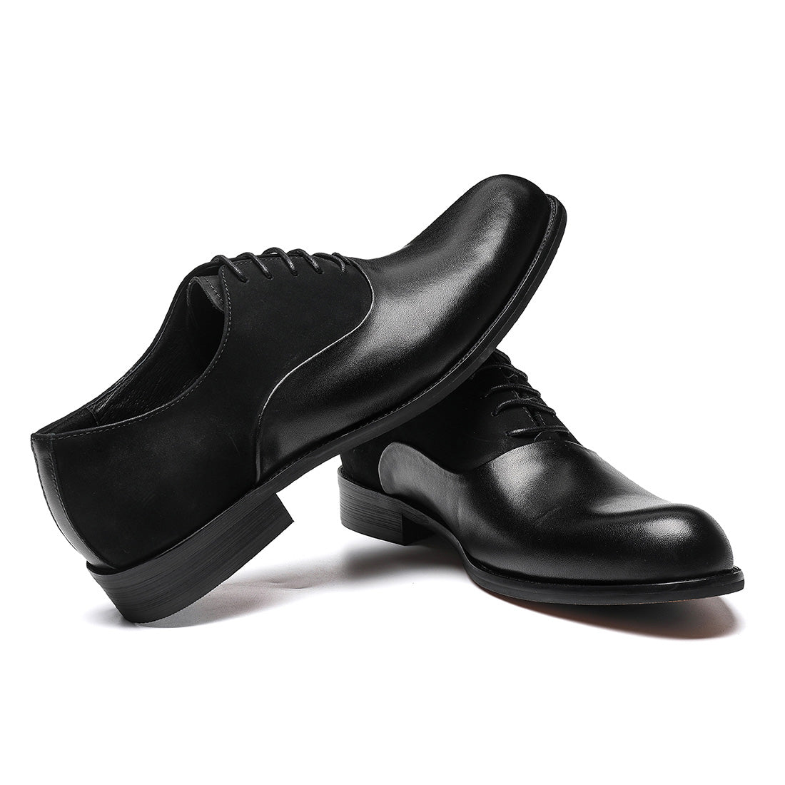 Men's Contrast Sharp Toe Oxford Dress Shoes