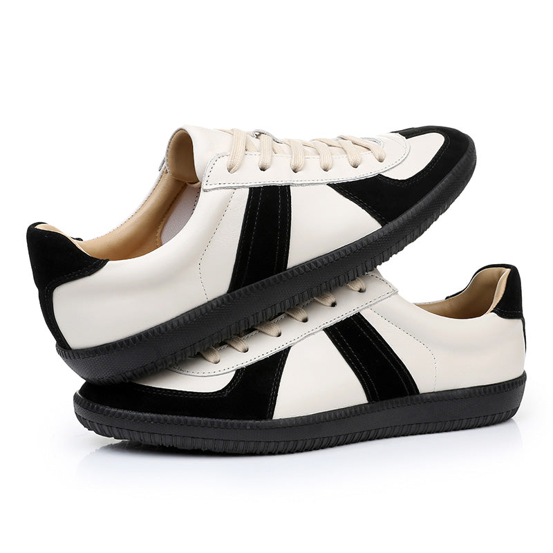 Men's Training Sneakers: Contrasting Tactile Textures & Supple Inner Comfort