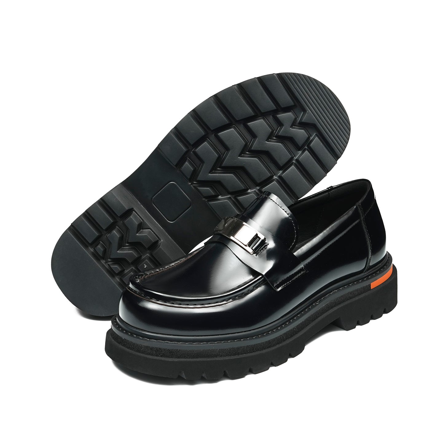 Men's Signature Hardware Loafers: Lustrous Grain & Terrain-Savvy Foundation