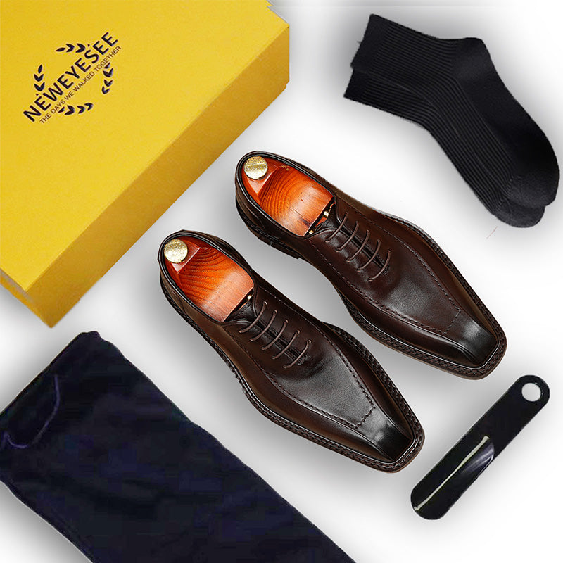 Men's Oxford Dress Shoes - Structured Support & Timeless Polish