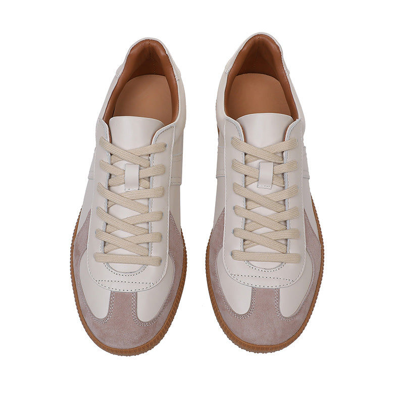 Men's Training Sneakers: Contrasting Tactile Textures & Supple Inner Comfort