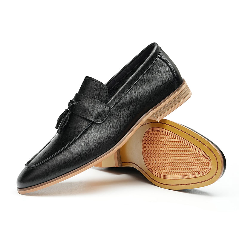 Men's Classic Leather Tassels Loafers
