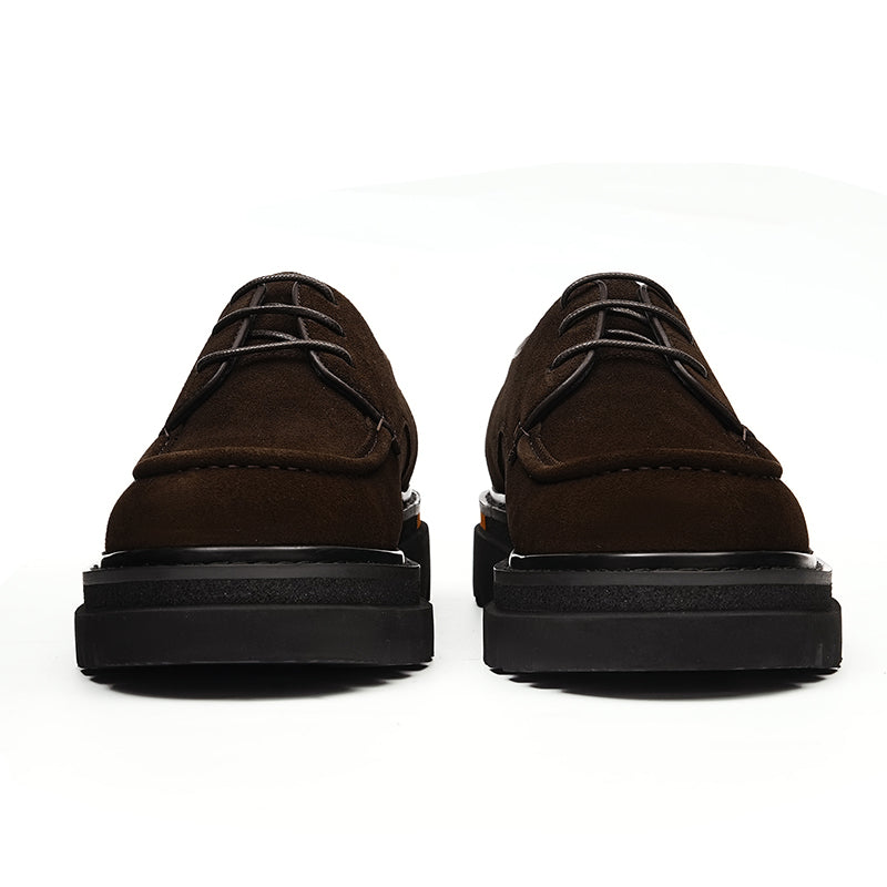 Men's Chunky Sole Derby Shoes