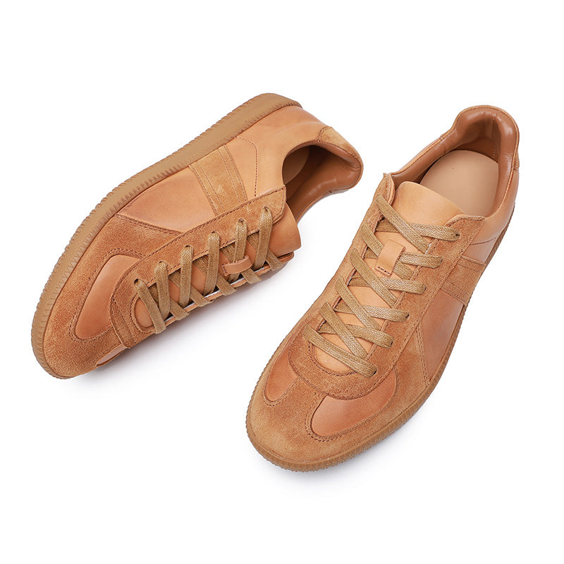 Men's Training Sneakers: Contrasting Tactile Textures & Supple Inner Comfort