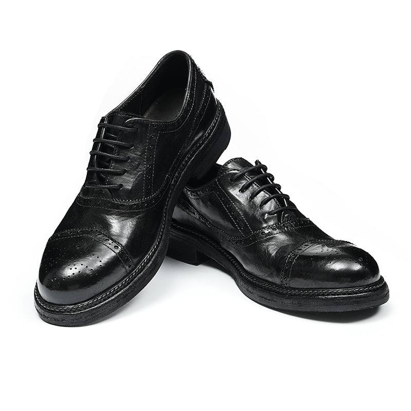 Men's Oxford Brogues - Rare Horween Leather & Goodyear Welt Craftsmanship