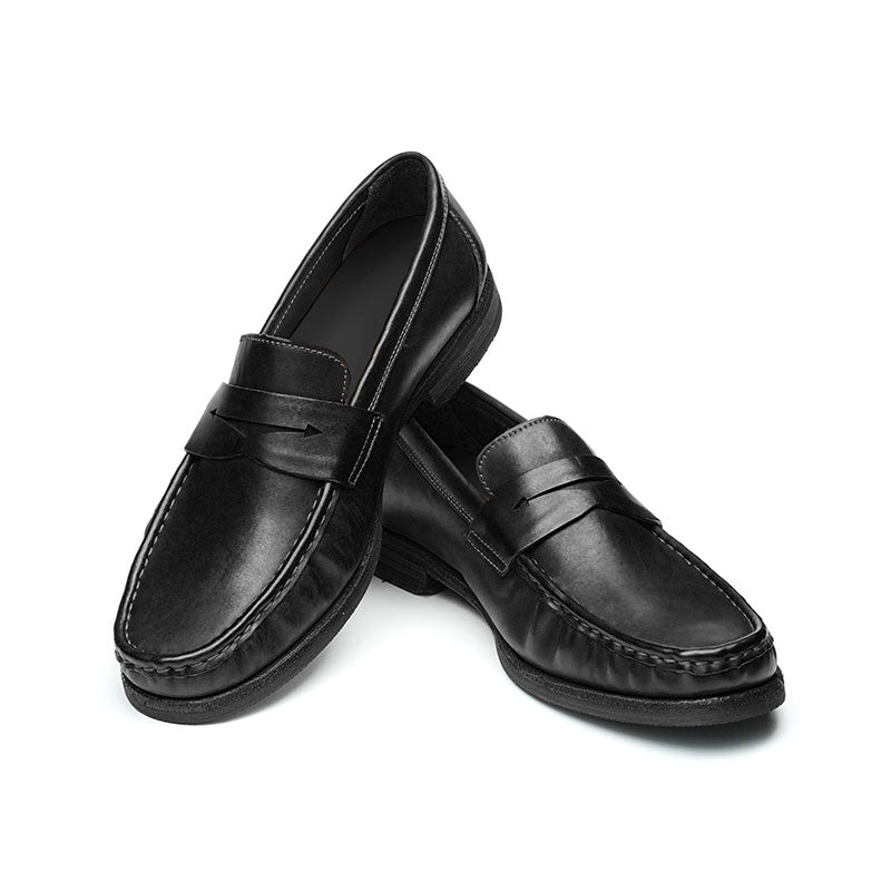 Timeless Loafers: Goodyear Welt Craft & Staged Strap Sophistication