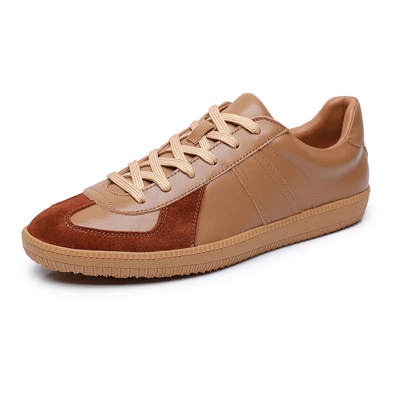 Men's Training Sneakers: Contrasting Tactile Textures & Supple Inner Comfort