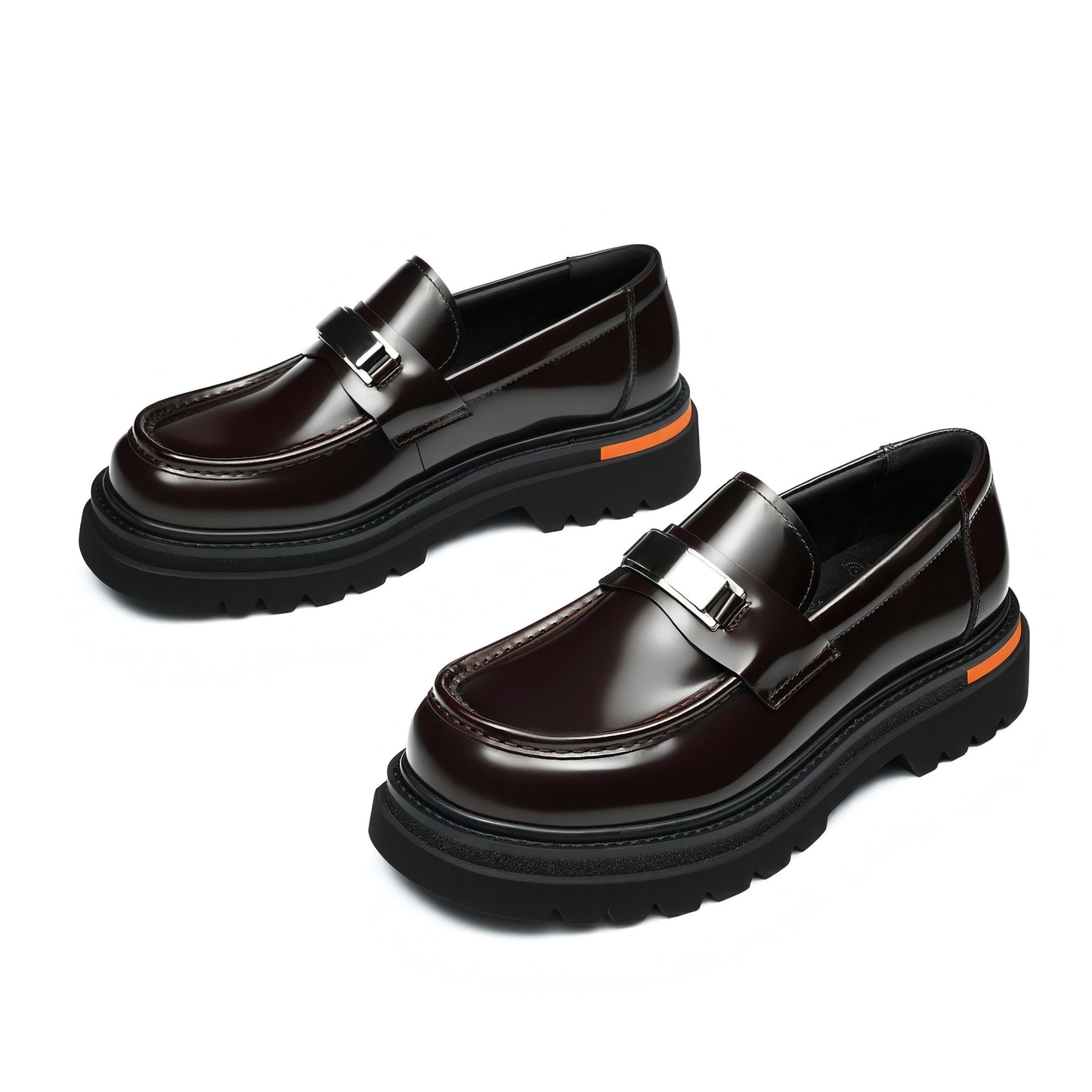 Men's Signature Hardware Loafers: Lustrous Grain & Terrain-Savvy Foundation