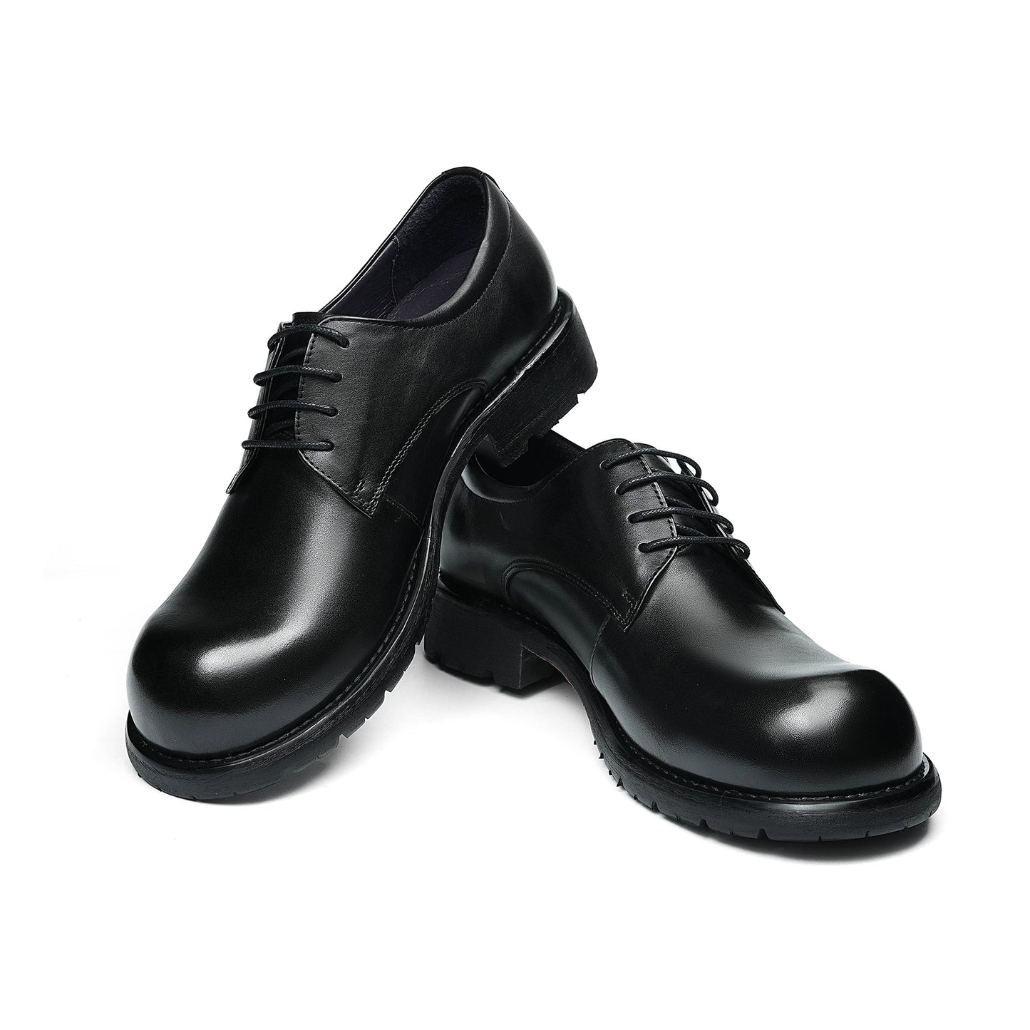 Men's Contemporary Derby: Upturned Toe & Refined Silhouette