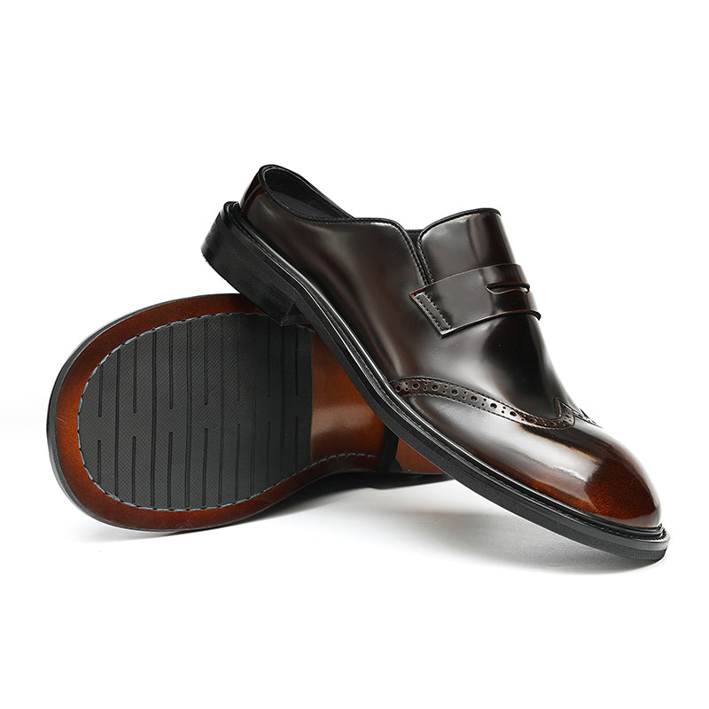 Men's Premium Leather Dress Slipper