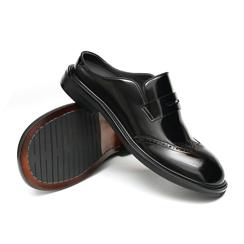 Men's Premium Leather Dress Slipper