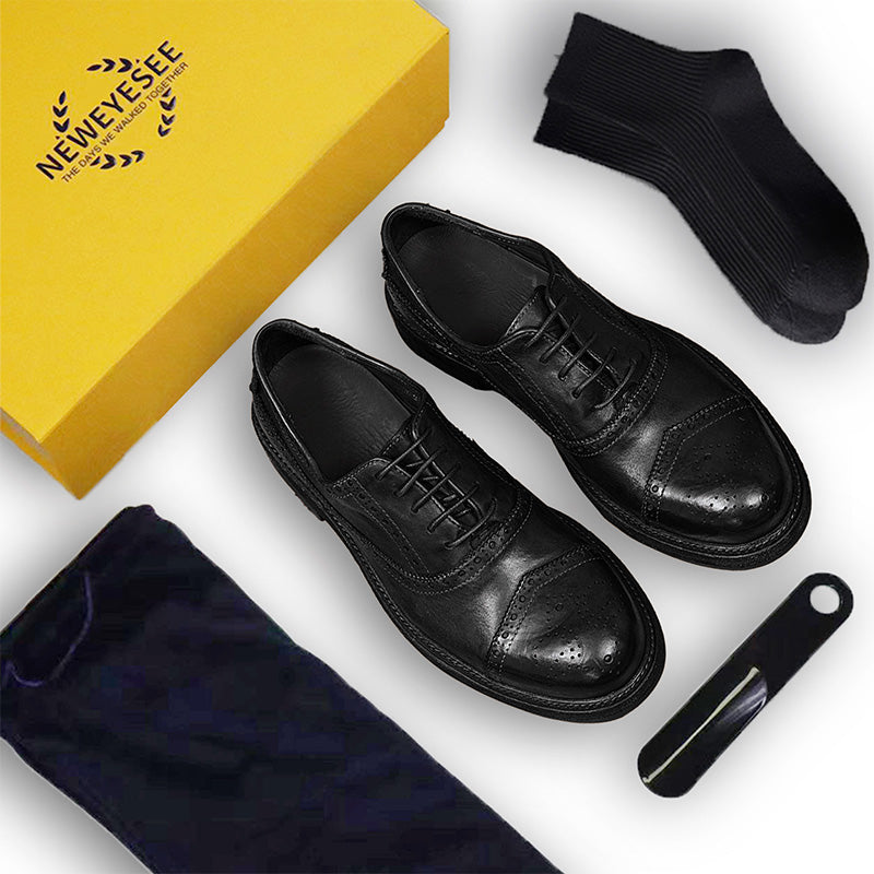 Men's Oxford Brogues - Rare Horween Leather & Goodyear Welt Craftsmanship