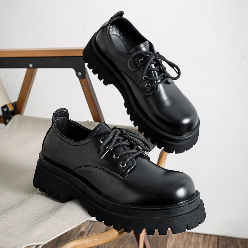Men's Elevated Derby Shoes: Architectural Design & Metropolitan-Ready Versatility