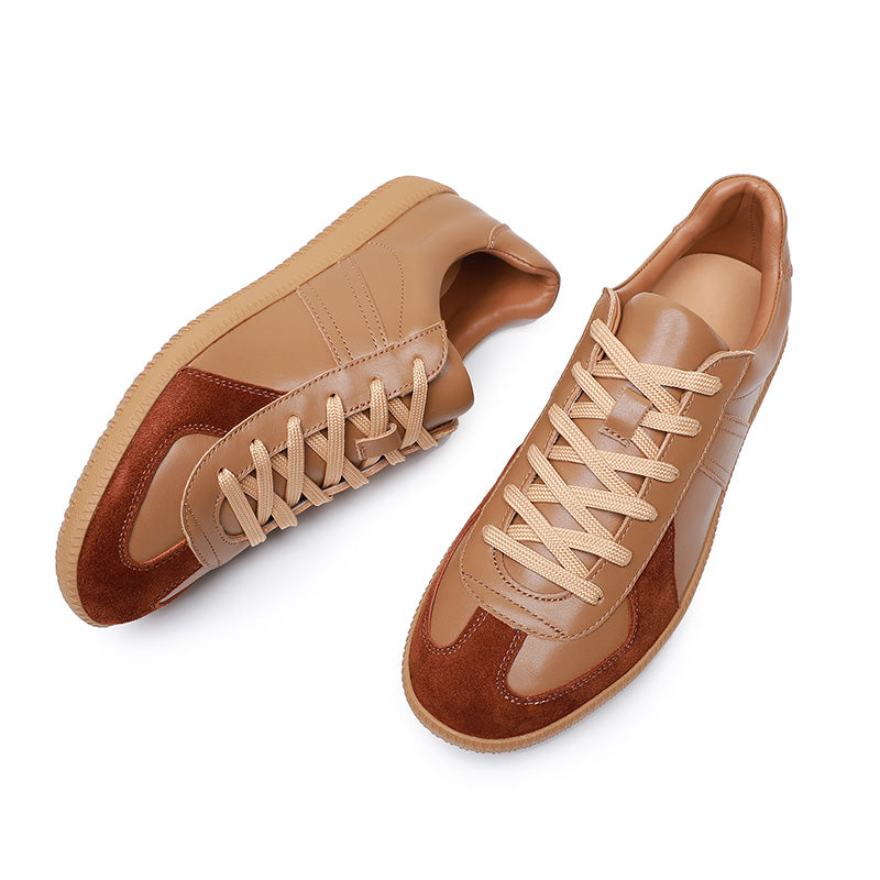Men's Training Sneakers: Contrasting Tactile Textures & Supple Inner Comfort