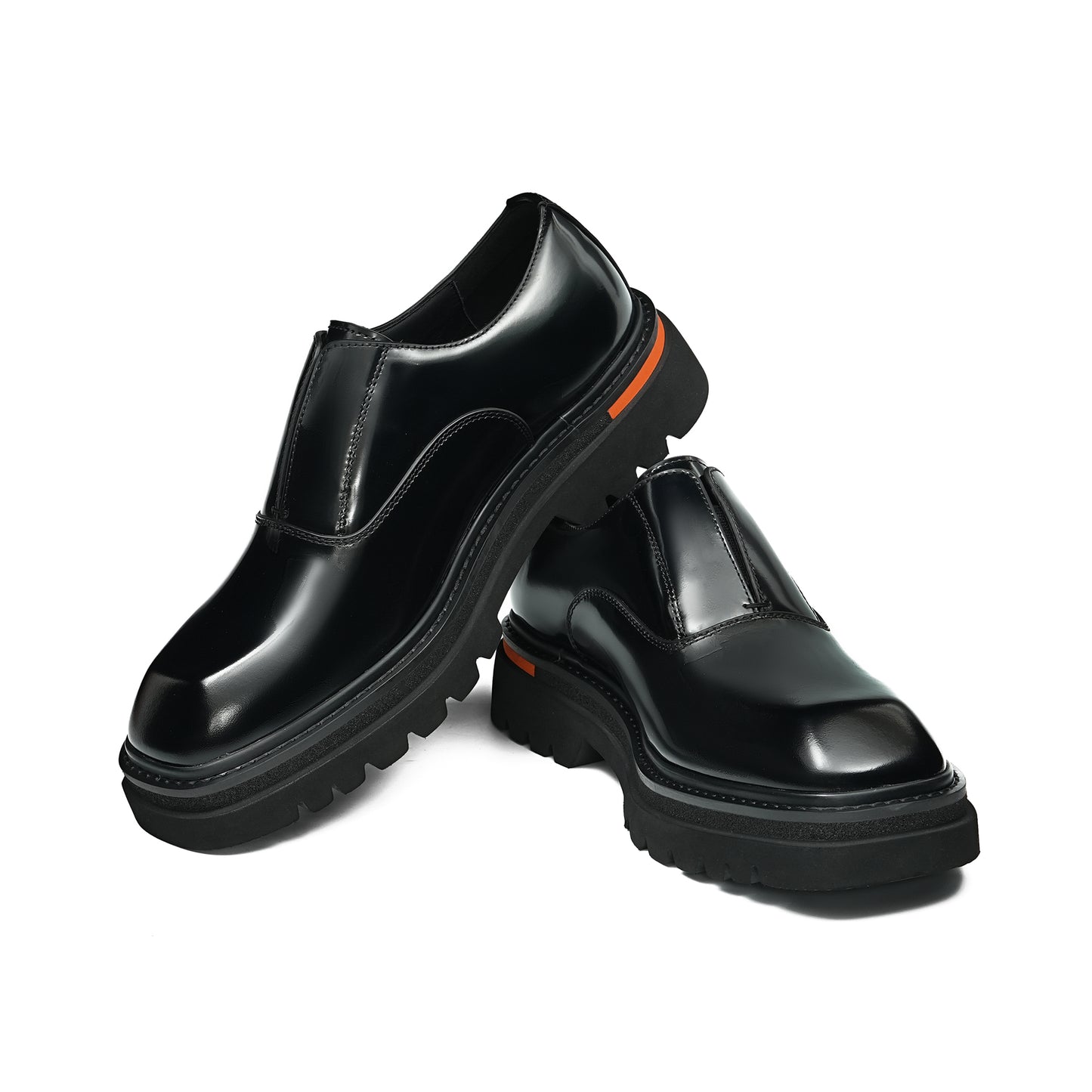 Men's Sleek Loafer: Luminescent Grain & Elevated Foundation