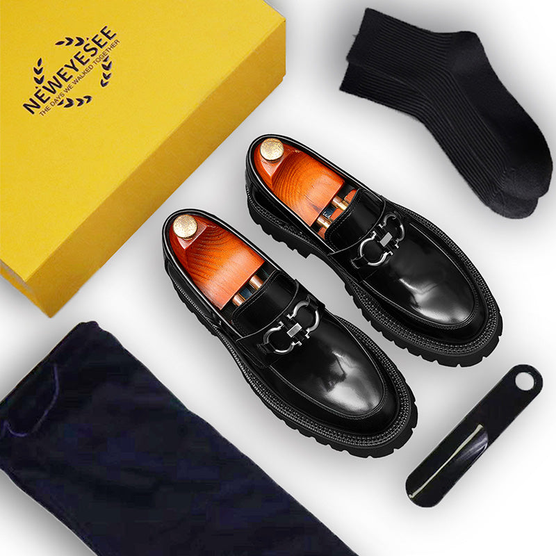 Men's Loafers - Horsebit Hardware Refined Versatility