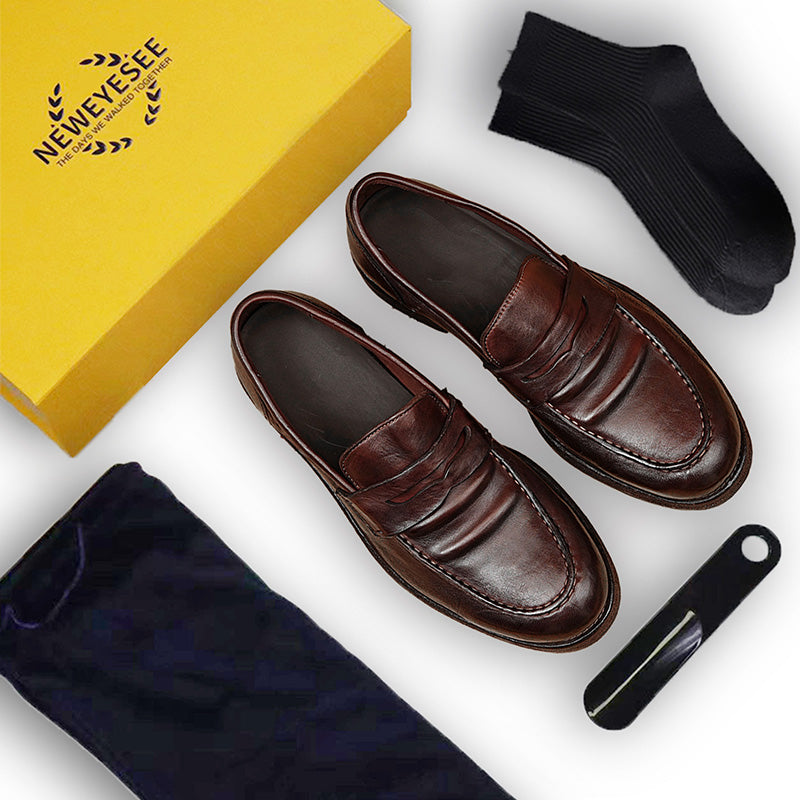 Timeless Men's Loafers - Goodyear Welted Craftsmanship & Medallion Detailing
