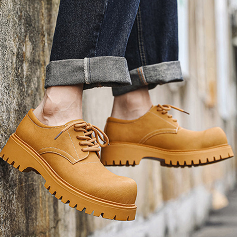 Men's Ankle Martin Boots: Sculptural Presence & Urban-Adaptive Foundation
