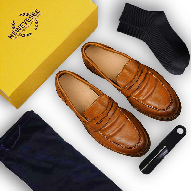Timeless Men's Loafers - Goodyear Welted Craftsmanship & Medallion Detailing