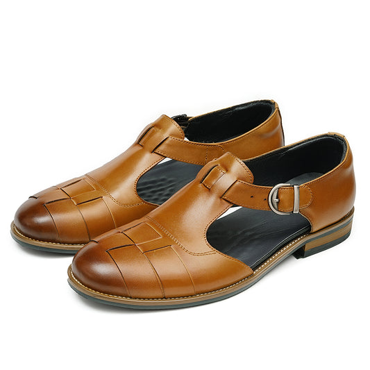 Classic Woven Leather Men's Sandal