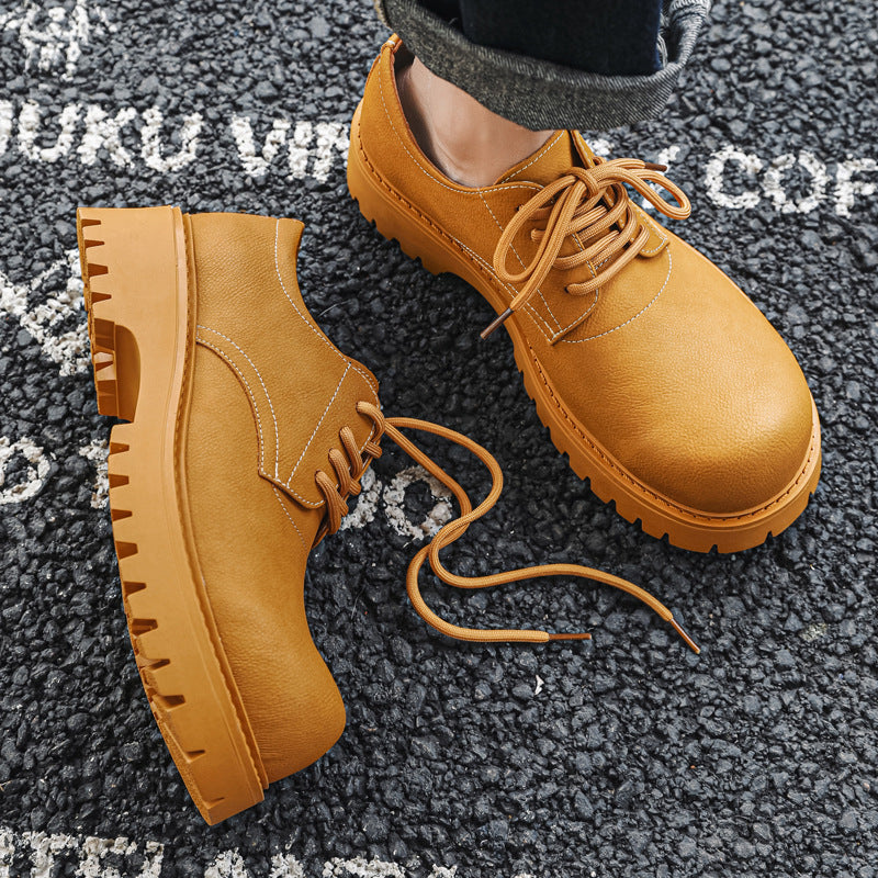 Men's Ankle Martin Boots: Sculptural Presence & Urban-Adaptive Foundation