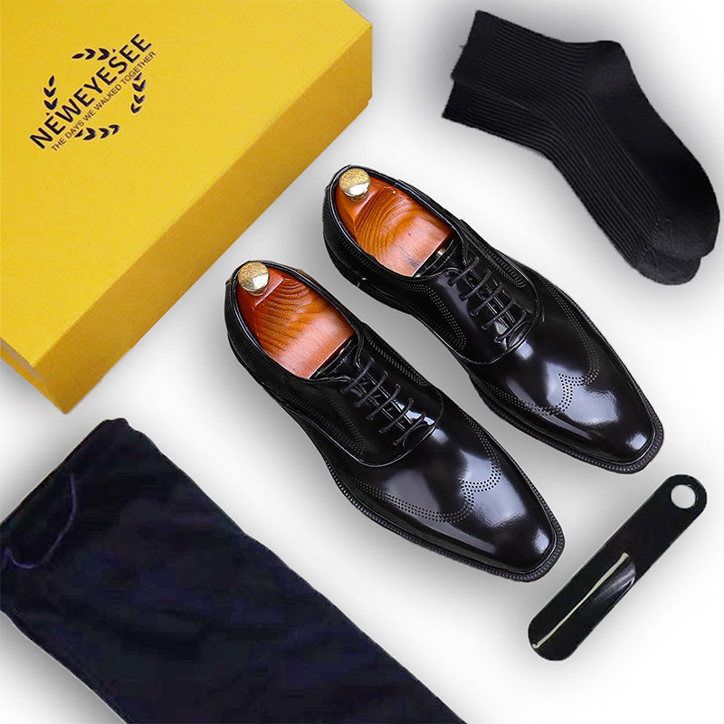 Men's Oxford Leather Dress Shoes
