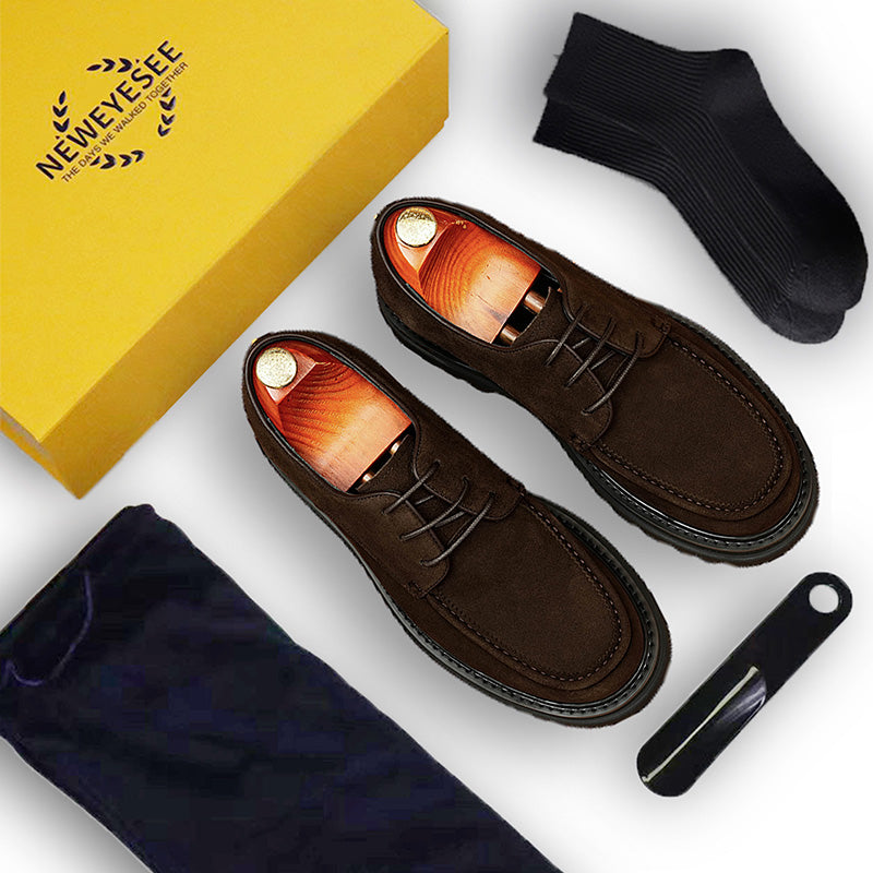 Men's Chunky Sole Derby Shoes