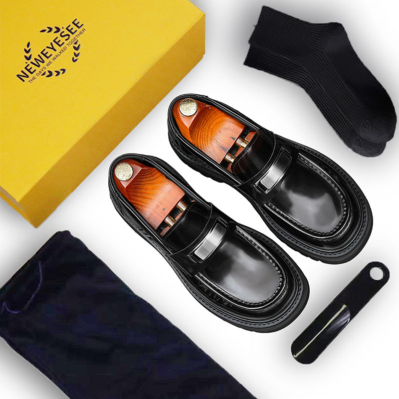 Men's Signature Hardware Loafers: Lustrous Grain & Terrain-Savvy Foundation