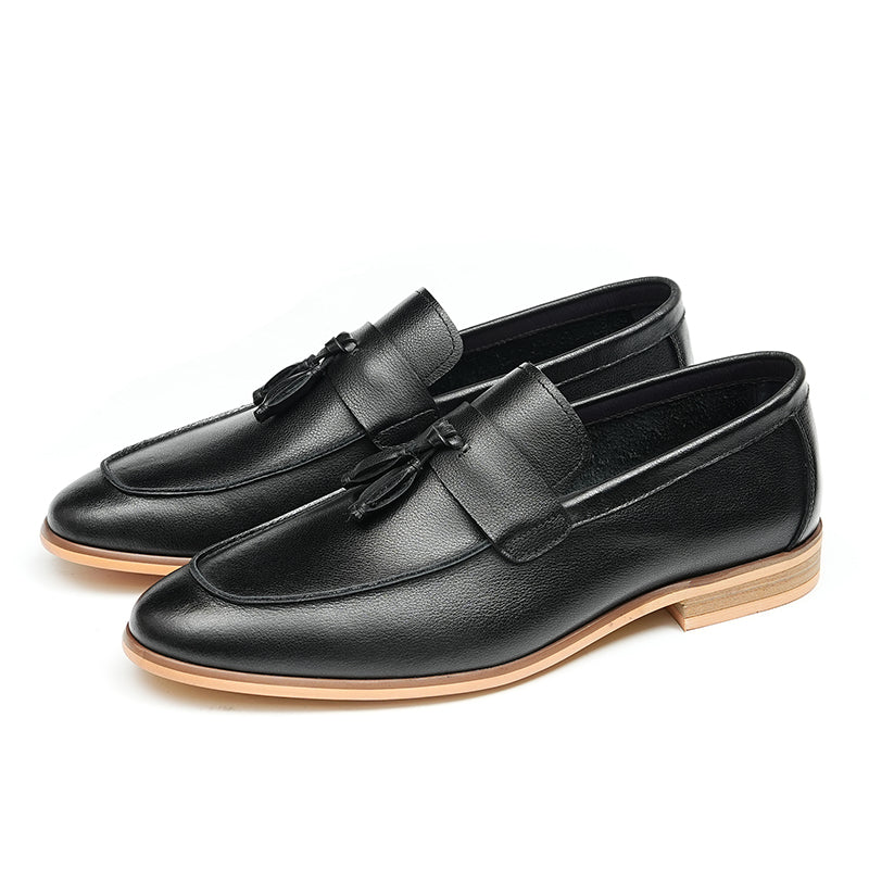 Men's Classic Leather Tassels Loafers