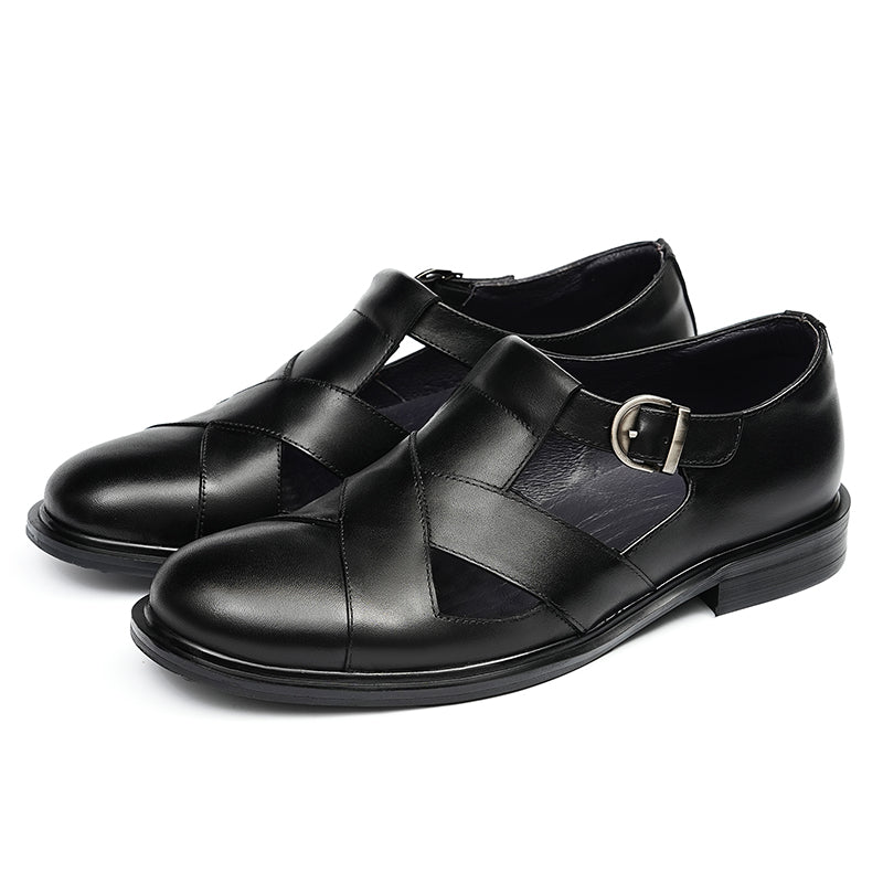 Men’s Leather Fisherman Dress Sandals