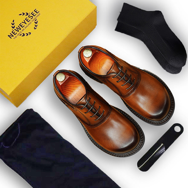 Men's Architectural Oxfords: Liberated Toe Dimension & Terrain Foundation