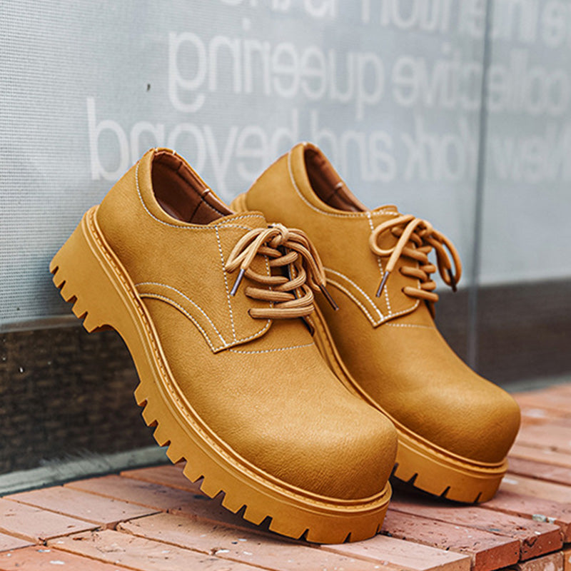 Men's Ankle Martin Boots: Sculptural Presence & Urban-Adaptive Foundation