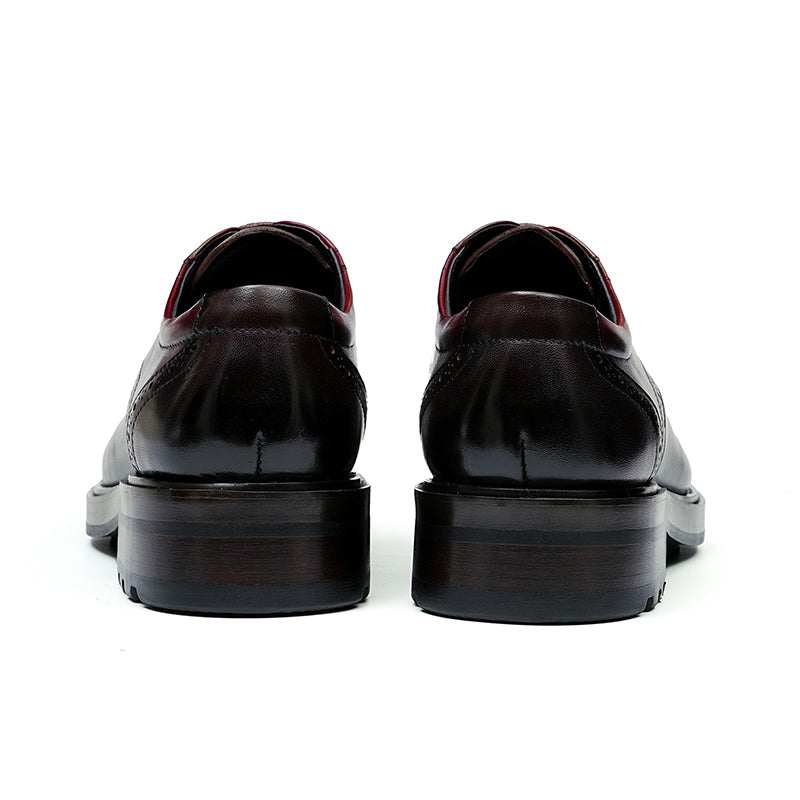 Derby Shoes for Men Patchwork