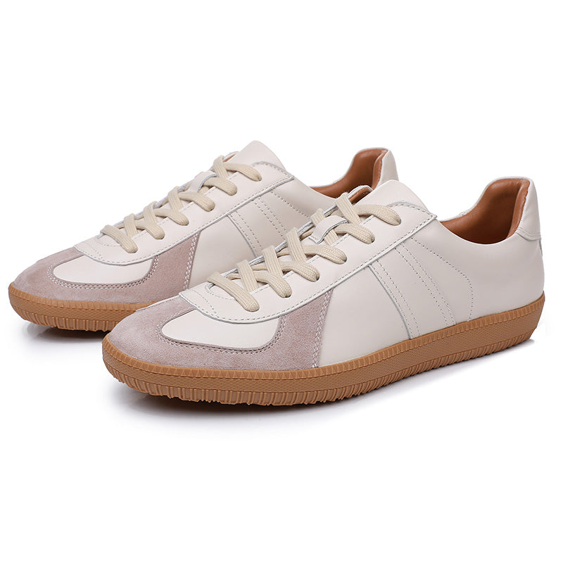 Men's Training Sneakers: Contrasting Tactile Textures & Supple Inner Comfort