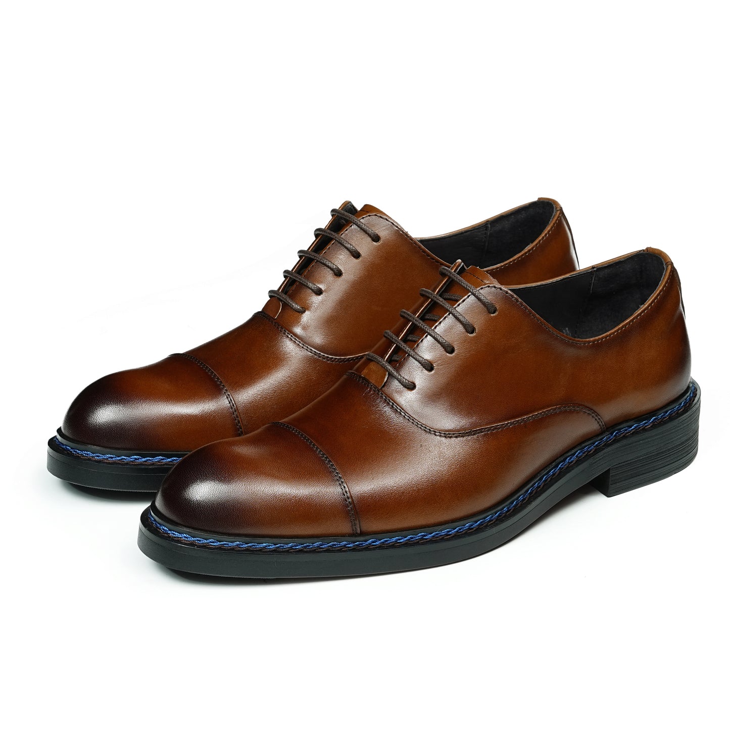 Men's Oxford Shoes: Artisan Stitching & Refined Toe Architecture