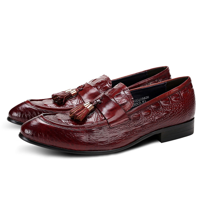 Handcrafted Men's Tassels Loafers