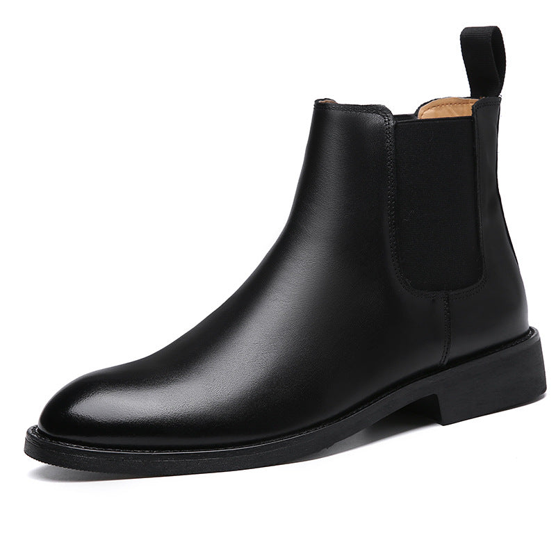 Men's Classic Suede Chelsea Boots with Crepe Sole
